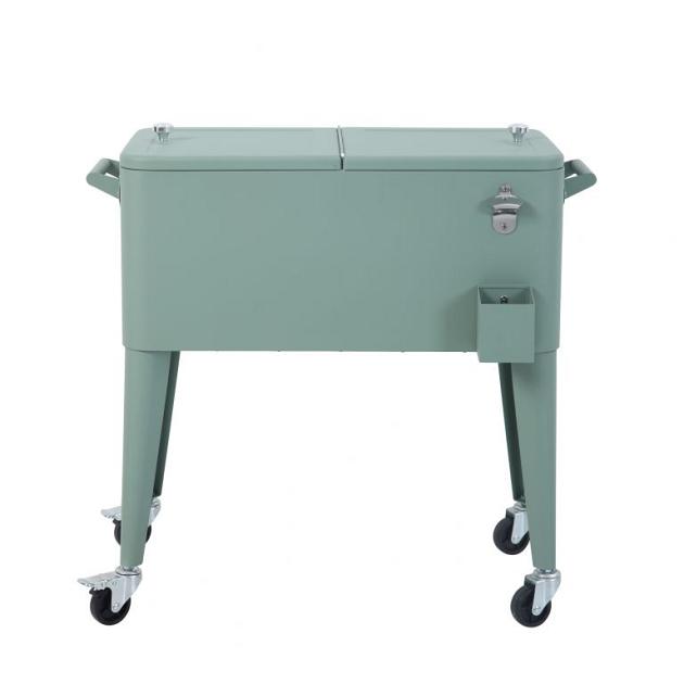 Icy - Koelbox met wieltjes Groen
