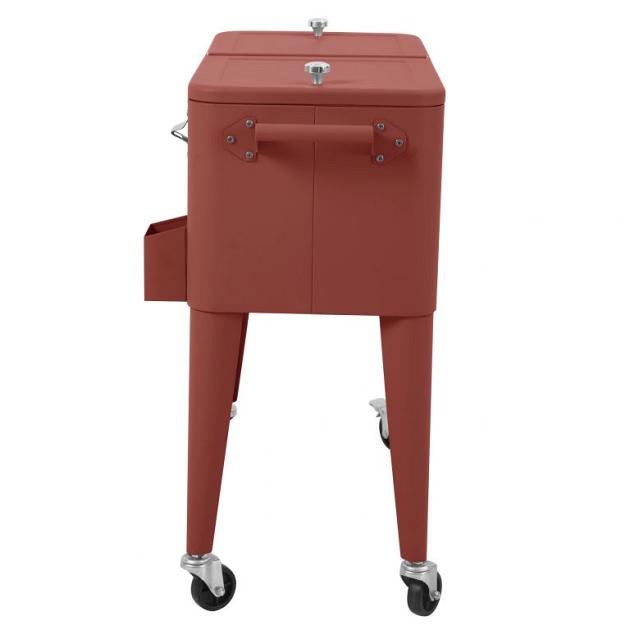 Icy - Koelbox met wieltjes Terracotta