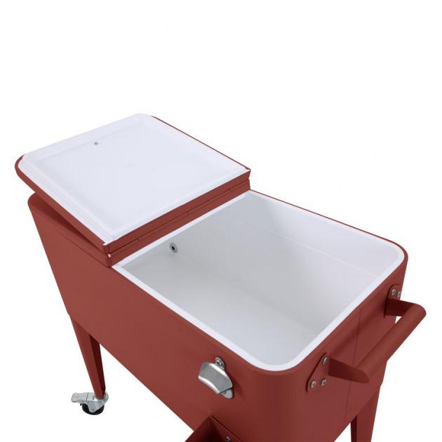 Icy - Koelbox met wieltjes Terracotta
