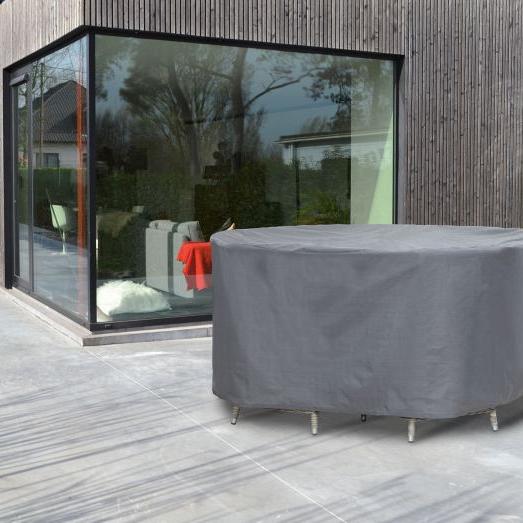 Beschermhoes voor meubelsets small Ø200x85cm Donkergrijs