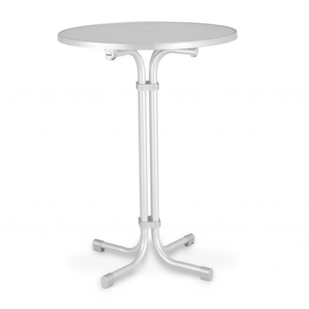 Multiflex -Bartafel/Statafel rond Ø 70 cm Wit