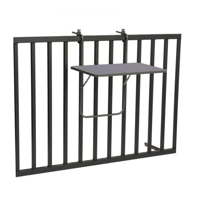 Boy - Balkontafel 60x40 cm Antraciet