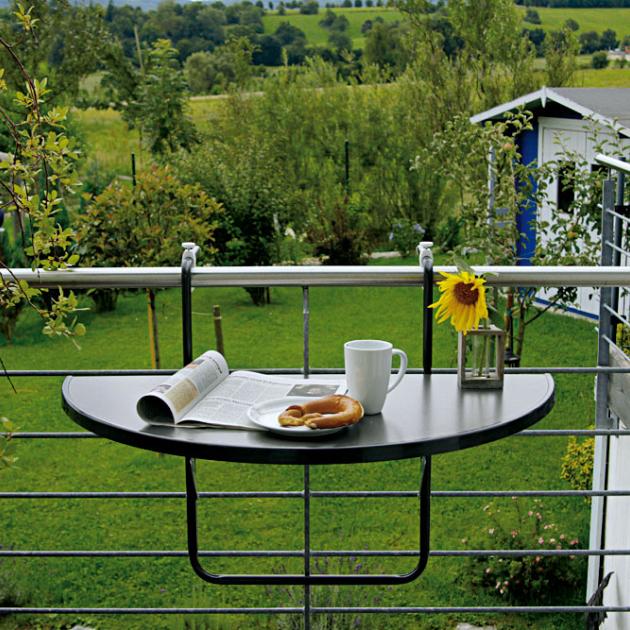 Butler - Balkontafel 100x50 cm Antraciet