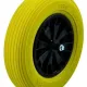 Kruiwagenwiel flex pro 39-8A geel