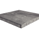 Alp.X2.411 - 60x60x5 cm. - grijs - zwart   gemêleerd