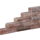 Muurblok - Alp.X.810  40x15x10 cm bruin - rood gemêleerd