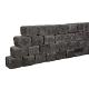 Muurblok - Alp.X.840 - 20x20x7,5 cm - antraciet