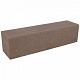 Muurblok strak taupe 15x15x60 cm (E)