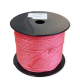 Uitzetkoord 100 meter fluor roze 2.0mm dikte gevlochten koord