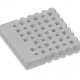 Oud Hollands Weave Rand 100x100x10 cm - Grijs