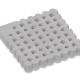 Oud Hollands Weave Binnenhoek 100x100x10 cm - Grijs