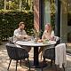Porto - Ronde dining tuintafel Ø 130 cm Antraciet