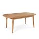 Madera - Uitschuifbare eettafel van teak hout hout 180/240-100 cm Teak