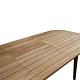 Madera - Uitschuifbare eettafel van teak hout hout 180/240-100 cm Teak
