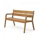 Helsinki - Tuinbank van teak hout 140 cm Teak