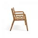 Helsinki - Tuinbank van teak hout 140 cm Teak