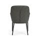 Belfort - Dining tuinstoel met armleuning Antraciet
