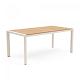 Paros - Eettafel 210x90 cm Teak - Zand