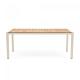 Paros - Eettafel 210x90 cm Teak - Zand