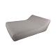 Twin - Opblaasbare twin lounger met lage rugleuning Antraciet