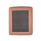 Twin - Opblaasbare twin lounger met lage rugleuning Terracotta