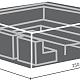 Beschermhoes voor loungesets medium 250x250x75cm Donkergrijs