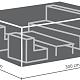 Beschermhoes voor loungesets large 300x200x75cm Donkergrijs