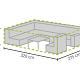 Beschermhoes voor loungesets extra large 320x275x80cm Donkergrijs