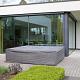 Beschermhoes voor loungesets extra large 320x275x80cm Donkergrijs