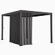 Vertical - Zijwand verticaal 113 cm (voor Cadiz wand 360 cm) Antraciet