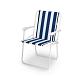Chiemsee - Camping klapstoel Wit - Blauw
