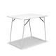 Campingtafel inklapbaar 60x80 cm Wit