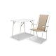Campingtafel inklapbaar 60x80 cm Wit