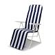 Chiemsee - Camping relaxstoel Wit - Blauw