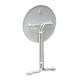 Multiflex -Bartafel/Statafel rond Ø 70 cm Wit