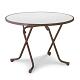 Dublin - Klaptafel rond Ø 100 cm Bruin