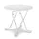 Dublin - Klaptafel rond Ø 80 cm Wit